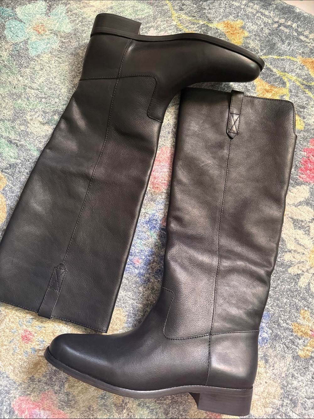 Madewell Allie Leather Boot in Black - Picture 2 of 3